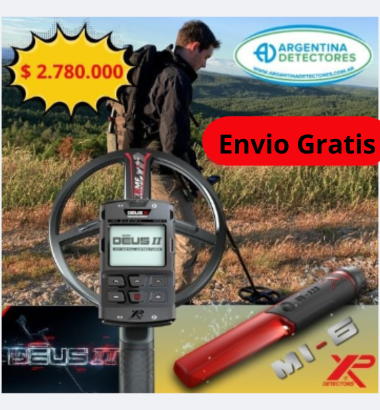 Detector Deus II + Pinpointer MI-6 ¡Oferta Especial!